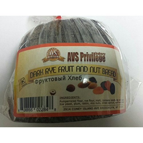 European Fruit &Amp; Nut Dark Rye Bread Pack Of 4
