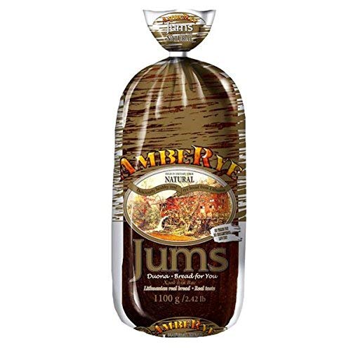 Authentic Imported Lithuanian Jums Rye Bread 1100G Pack Of 2