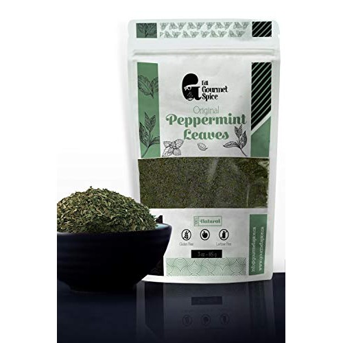 Gourmet Spice Dried Peppermint Leaves - 3 Oz |Dried Mint Loose L