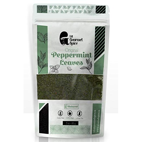 Gourmet Spice Dried Peppermint Leaves - 3 Oz |Dried Mint Loose L