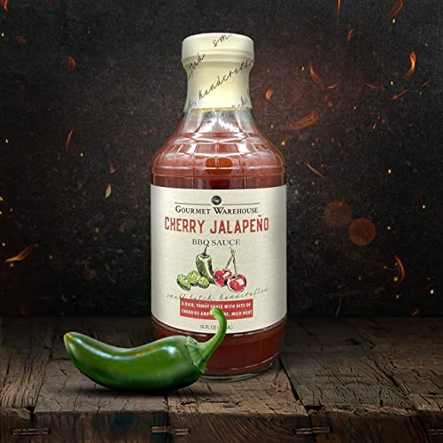 Gourmet Warehouse Cherry Jalapeno Bbq Sauce, Caribbean Style Bar