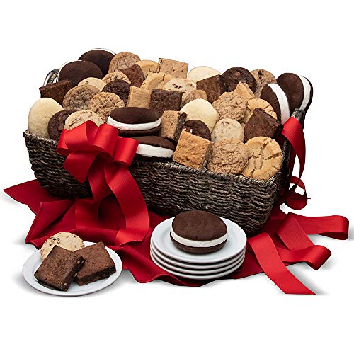 Baked Goods Deluxe Gift Basket - Chocolate Gift Of Cookies, Brow