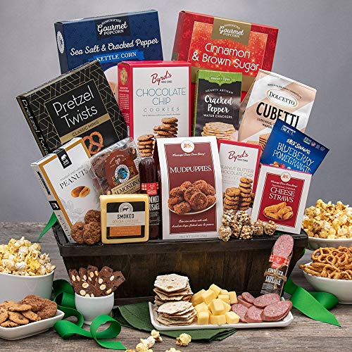 Snack &Amp; Chocolate Gift Basket Deluxe