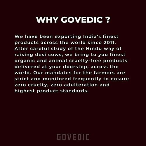 Govedic Bilona A2 Ghee 250 Ml | 8.45 Oz | Made From Organic Gr