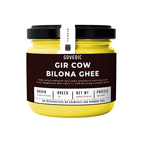 Govedic Bilona A2 Ghee 250 Ml | 8.45 Oz | Made From Organic Gr