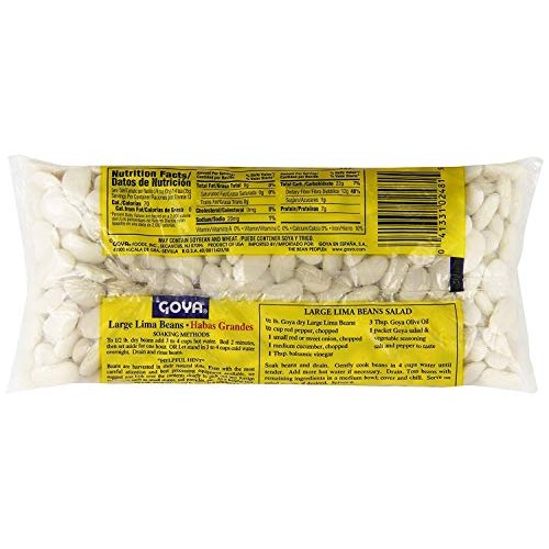 Goya Large Lima Beans 1Lb Pack Of 02