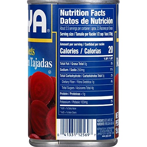 Goya Foods Sliced Beets, 15-Ounce Pack Of 24