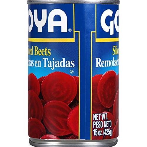 Goya Foods Sliced Beets, 15-Ounce Pack Of 24