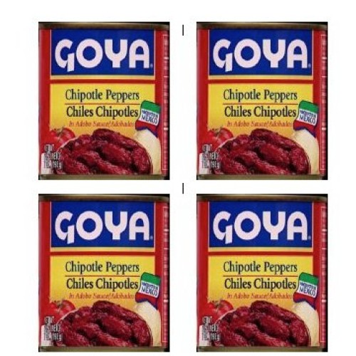 Goya Pepper Chiles Chipotle 7 Ounce Pack Of 4