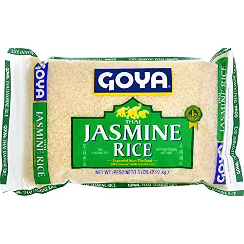 Goya Foods Jasmine Rice, 5 Pound Pack Of 8