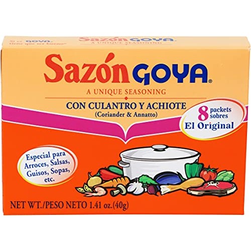 Goya Sazón Seasoning With Coriander &Amp; Annatto, 1.41 Ounce