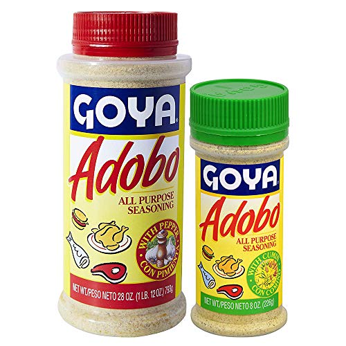Goya Adobo All Purpose Seasoning With Pepper, 28 Oz &Amp; Cumin, 8 O