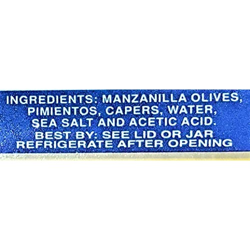 Goya Alcaparrado Manzanilla Olives 2 Pack, Total Of 16 Oz