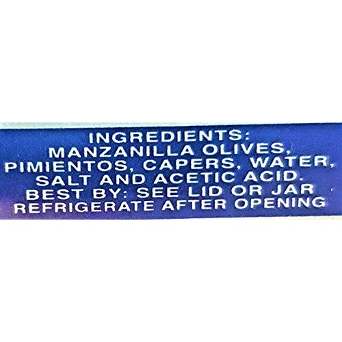 Goya Alcaparrado Manzanilla Olives Pimientos &Amp; Capers, 2 Pack,