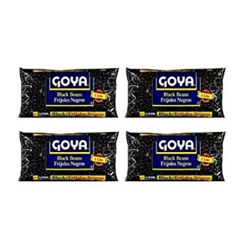 Goya Black Beans Dry 1Lb Pack Of 4