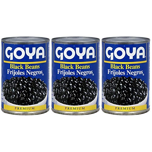 Goya Black Beans Premium 15.5 Oz. Pack Of 3.