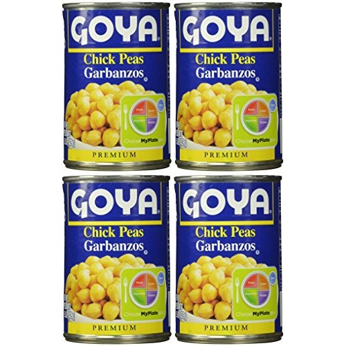 Goya Chick Peas 15.5 Oz | Garbanzos 439g PACK OF 04