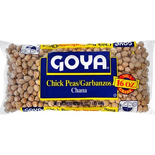 Goya Chick Peas, Garbanzo Beans, Dry, 1 Pound Bag