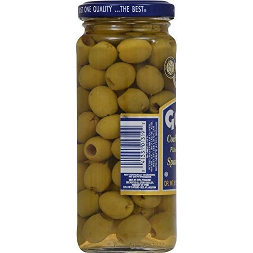 Goya Cocktail Olives Pitted Manzanilla Spanish Olives 3 Pack, T