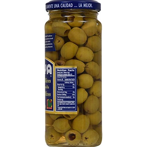Goya Cocktail Olives Pitted Manzanilla Spanish Olives 3 Pack, T