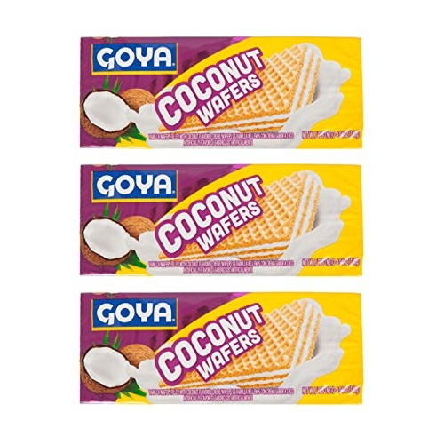 Goya Coconut Wafers 3 Pack, Total Of 14.82Oz