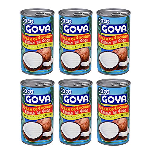 Goya Crema De Coco - Cream Of Coconut 6 Pack, Total Of 90Oz