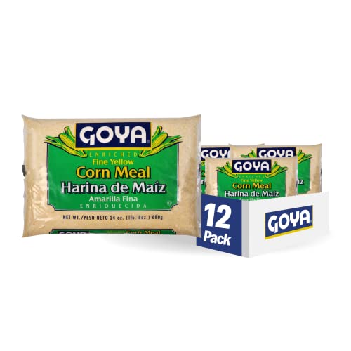 Goya Fine Corn Meal, 24 oz Pack of 12