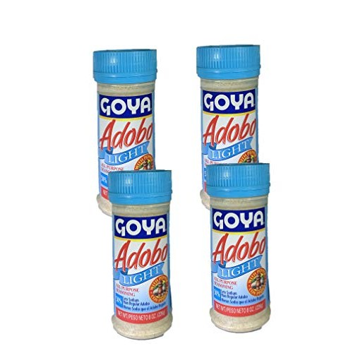 Goya Adobo Light With Pepper - 8 Oz All Purpose Seasoning 50% Le
