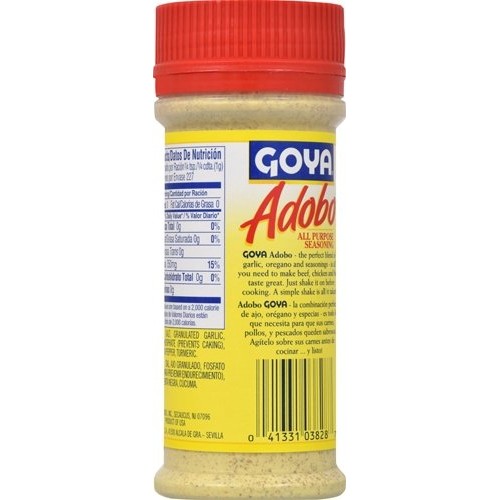 Goya Foods Adobo Seasoning With Pepper, 8-Ounce Pack Of 24