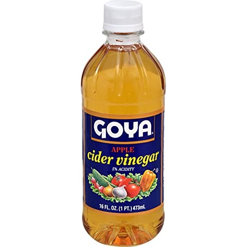 Goya Foods Apple Cider Vinegar, 16 Fluid Ounce Pack of 24