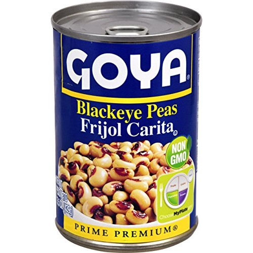 Goya Foods Canned Blackeye Peas, 16-Ounce Pack Of 24