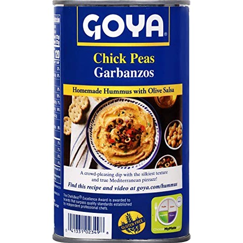 Goya Foods Chick Peas, Garbanzo Beans, 46 Ounce Can Pack Of 12