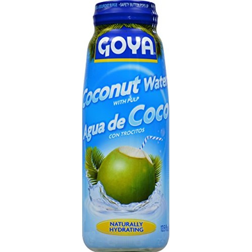 Goya Foods Coconut Water With Pulp, 13.5 Ounce Pack Of 12