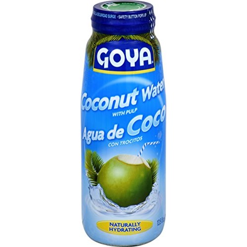 Goya Foods Coconut Water With Pulp, 13.5 Ounce Pack Of 12