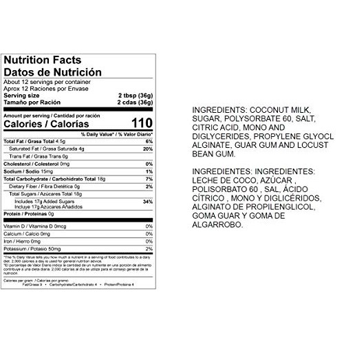 Milk & Cream Goya Foods Cream of Coconut, 15Ounce