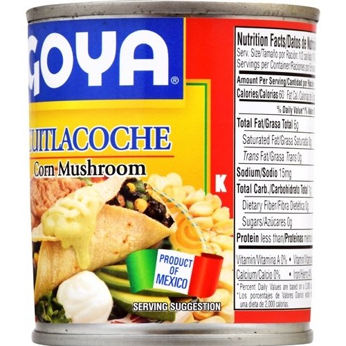 Goya Foods Cuitlacoche Corn Mushroom, 7 Ounce