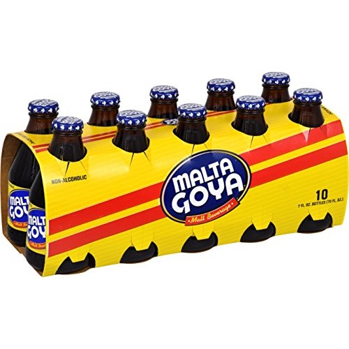 Goya Foods Malta, Non-Alcoholic Malt Beverage, 10 - 7 Fl. Oz. Bo...