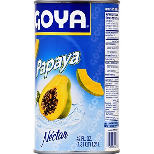Goya Foods Papaya Nectar, 42-Ounce Pack Of 12