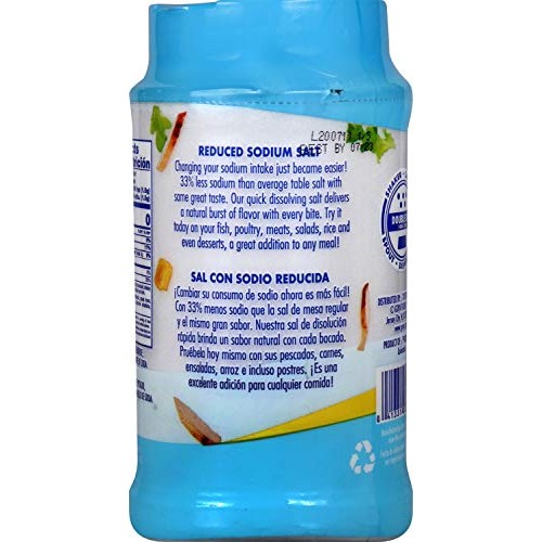 Goya Foods Salt 33% Less Sodium, 23 Ounce Pack Of 12