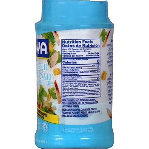 Goya Foods Salt 33% Less Sodium, 23 Ounce Pack Of 12