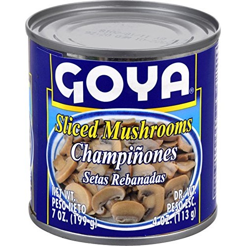 Goya Foods Sliced Mushrooms, 4 Ounce Pack Of 24