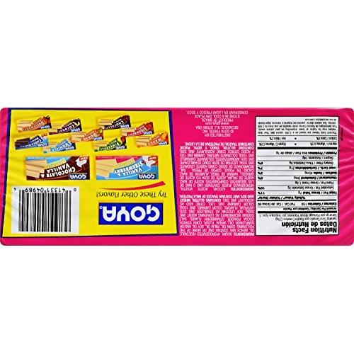 Goya Foods Strawberry & Chocolate Wafers, 4.9 Ounce Pack of 24