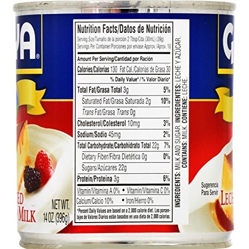 Goya Foods Sweetened Condensed Milk, 14-Ounce Pack Of 24