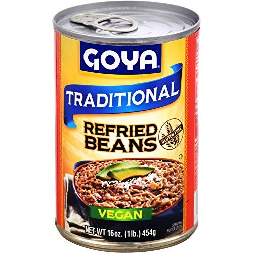 Goya Foods Traditional Refried Beans, 16-Ounce Pack Of 12