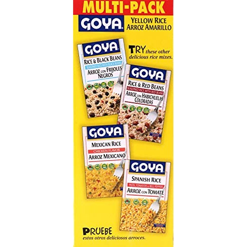 Goya Foods Yellow Rice Mix Multipack, 3 - 7 Ounce Packs Pack of 8