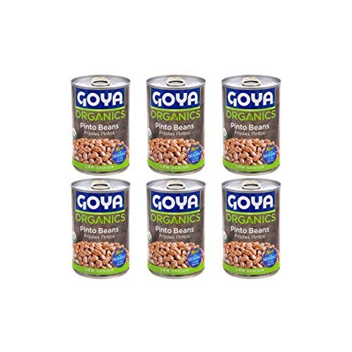 Goya Frijoles Pintos Con Sal Marina - Low Sodium Organic Pinto B