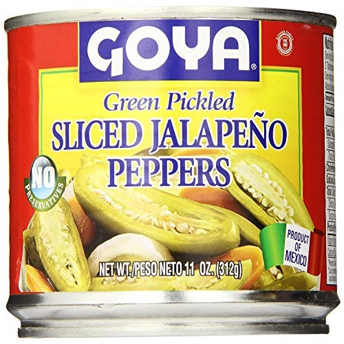 Goya Green Pickled Peppers 6 Packs Green Pickled Sliced Jalapen