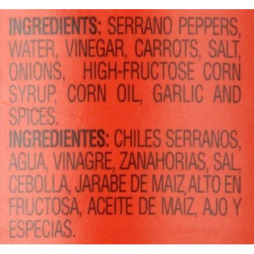 Goya Green Pickled Serrano Peppers, 6 Pack, Total Of 66Oz