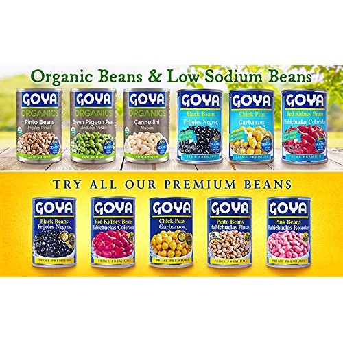 Goya Habichuelas Rosadas Con Sal Marina - Low Sodium Organic Pin