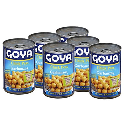 Goya Low Sodium Chick Peas 15.5 Oz 6 Pack Garbanzos Bajo En Sal